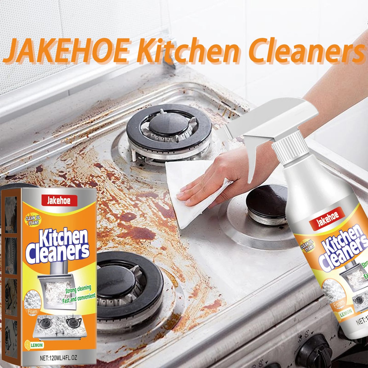 Keukenschuimreiniger – Krachtige Vet- & Olievlekreiniger Spray