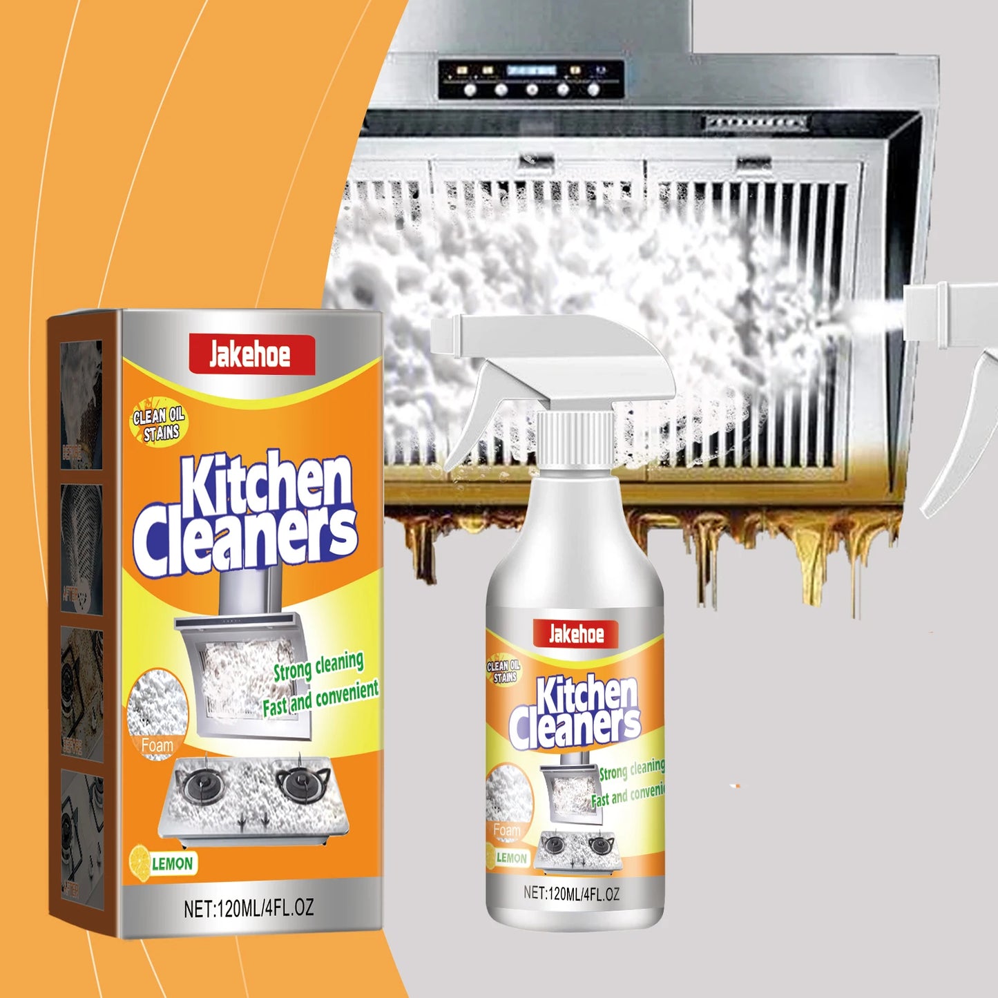 Keukenschuimreiniger – Krachtige Vet- & Olievlekreiniger Spray