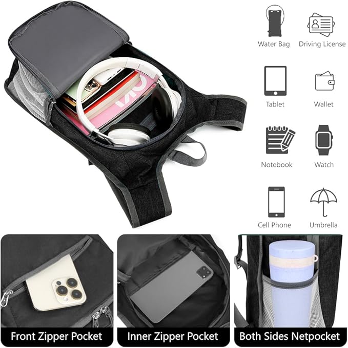 Flintronic Opvouwbare Rugzak 16L – Waterdichte Ultralichte Wandeldaypack