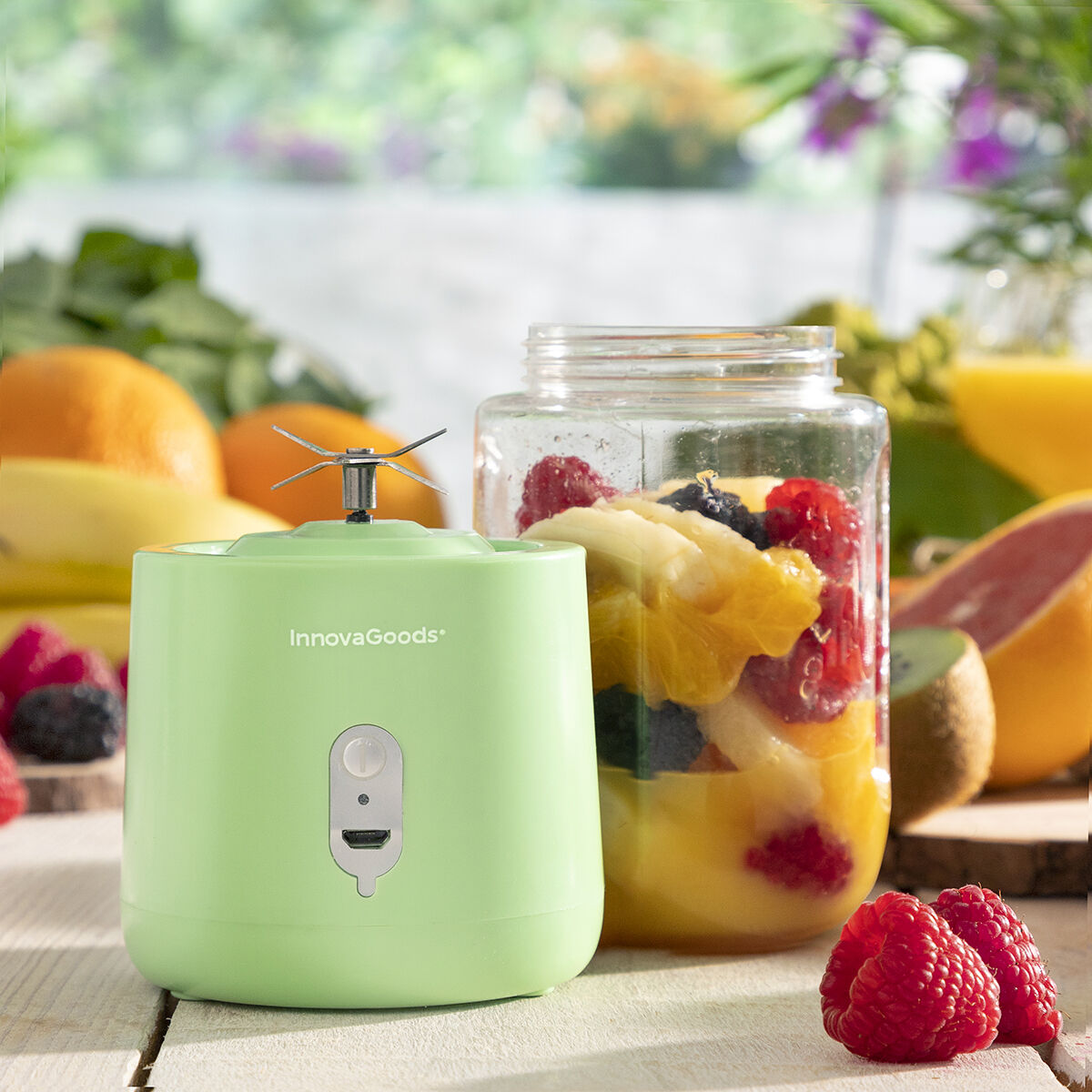 Draagbare Oplaadbare Bekerblender Blendyr InnovaGoods