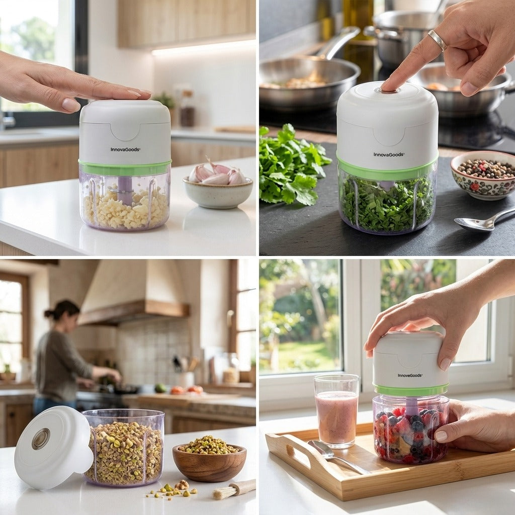Rechargeable Portable Mini Chopper Echoppie InnovaGoods