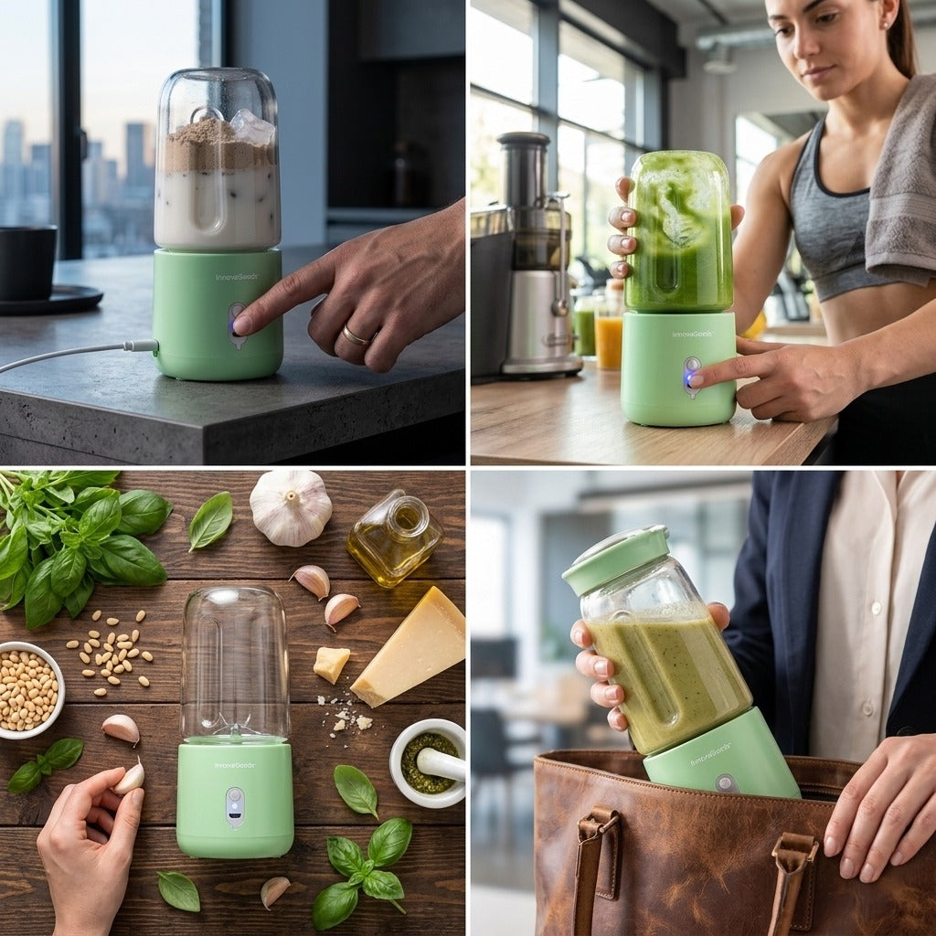 Draagbare Oplaadbare Bekerblender Blendyr InnovaGoods